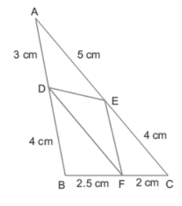 Triangles MCQ Class 10 Mathematics