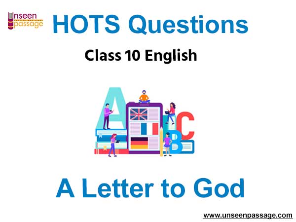 A Letter to God HOTS Class 10 English