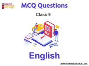MCQ Questions Class 9 English with Answers Download Pdf