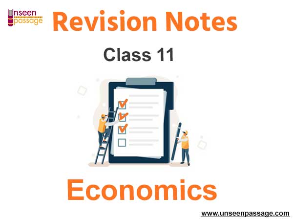 Class 11 Economics Notes