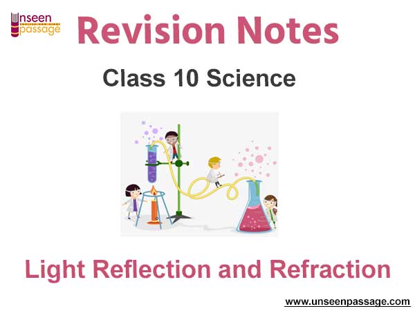 Light Reflection and Refraction Notes for Class 10 Science