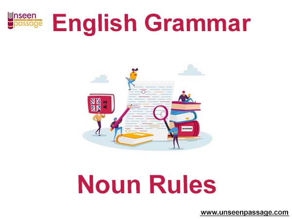 Noun Rules English Grammar
