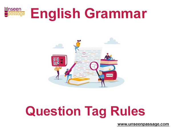 Question Tag Rules English Grammar