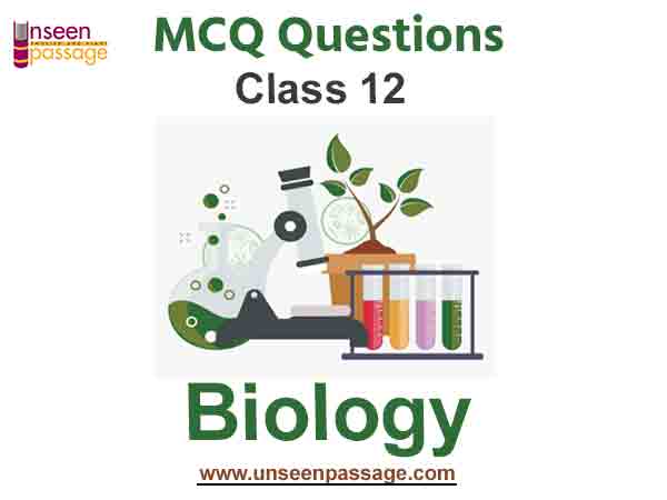 MCQ Question for Class 12 Biology