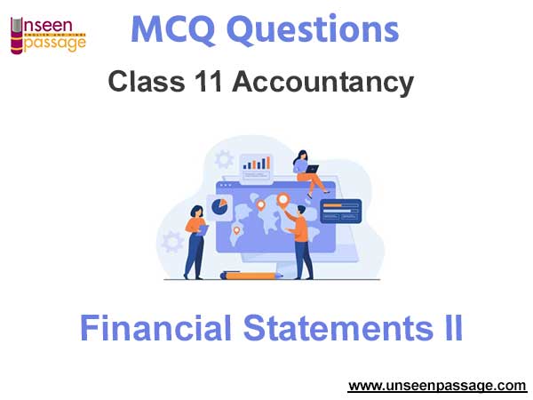 Financial Statements II MCQ Class 11 Accountancy