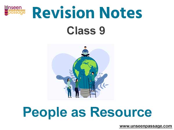 People as Resource Class 9 Social Science Notes