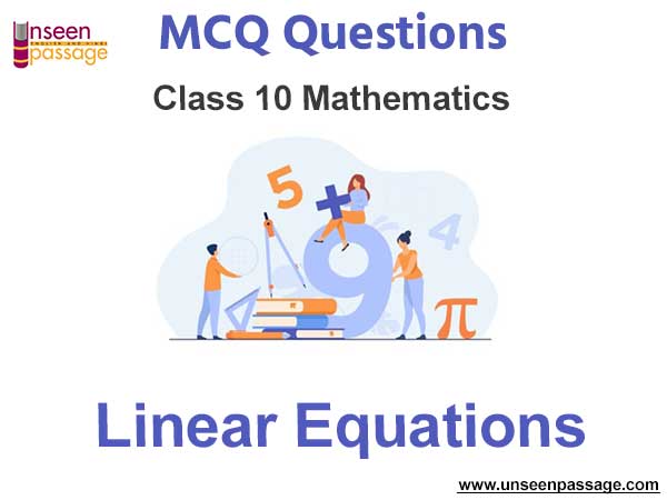 Linear Equations MCQ Class 10 Mathematics