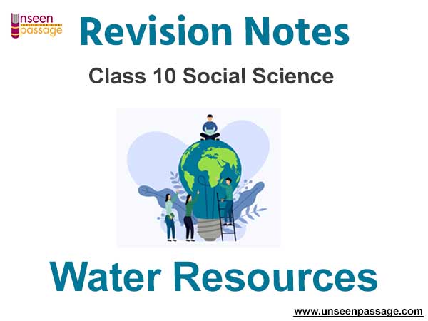 Water Resources Notes for Class 10 Social Science