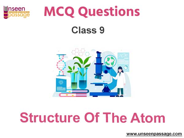 Structure Of The Atom MCQ Class 9 Science