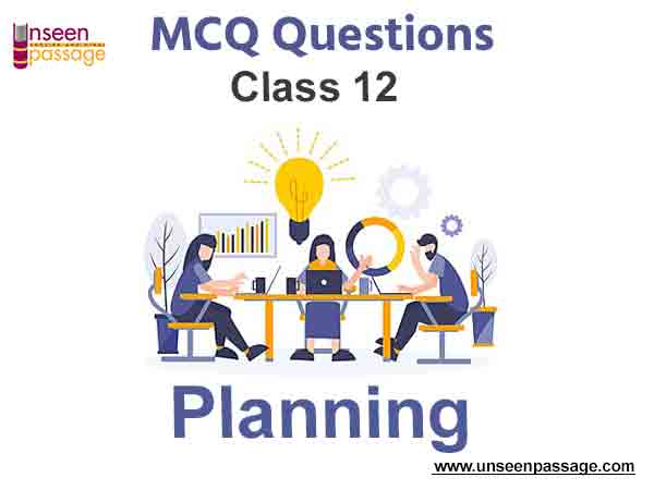 Planning MCQ Class 12 Business Studies