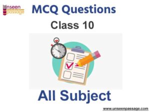 MCQ Questions For Class 10 With Answers Download Pdf