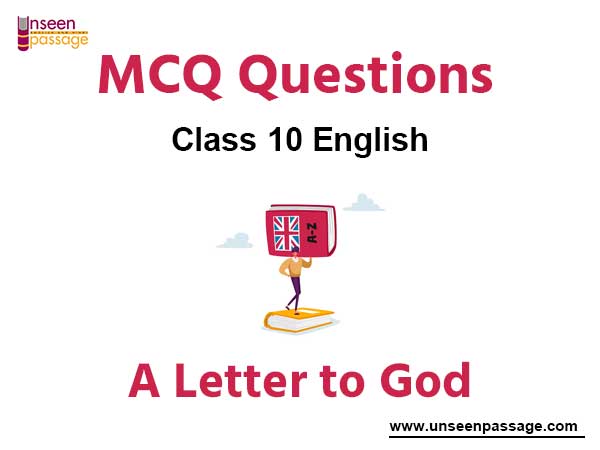 A Letter to God MCQ Class 10 English