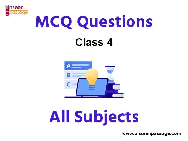 MCQ Questions For Class 4