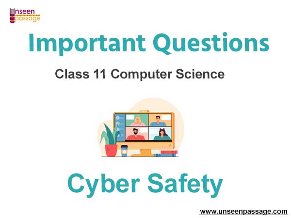 Cyber Safety Class 11 Computer Science Important Questions