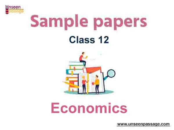 Class 12 Economics Sample Paper
