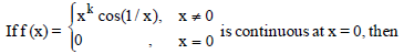 Continuity and Differentiability MCQ Questions Class 12 Mathematics